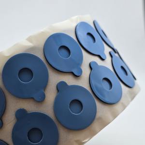 Pastilles adhésives doubles en plastique PET pour le traitement des verres de lunettes, autocollants de bordure antidérapants, <span class=keywords><strong>colle</strong></span> pour bordure - Product Image 1