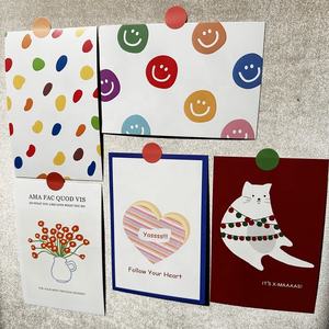 Kleurrijke Afdrukken Custom Logo Ansichtkaarten Cadeau Bruiloft Uitnodigingskaarten Kleine Visitekaartjes Wenskaart Voor Promotie - Product Image 6