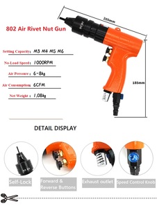 LM802 Pneumatic Pull Setter Kit <span class=keywords><strong>de</strong></span> herramientas <span class=keywords><strong>de</strong></span> tuerca <span class=keywords><strong>de</strong></span> remache <span class=keywords><strong>de</strong></span> aire <span class=keywords><strong>Remachadora</strong></span> neumática para <span class=keywords><strong>tuercas</strong></span> <span class=keywords><strong>de</strong></span> Pistola <span class=keywords><strong>de</strong></span> tuerca <span class=keywords><strong>de</strong></span> remache <span class=keywords><strong>de</strong></span> aire neumático Pistola Rivnut - Product Image 5
