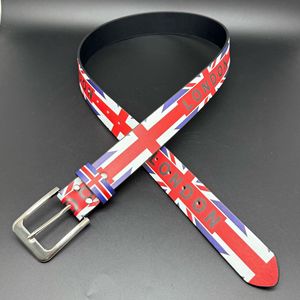 Cintura di Tendenza Stile Retrò Americano con Stampa a Olio, Cintura High Street con Graffiti Auto e Denaro, Cintura Unisex alla Moda - Product Image 2