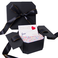 Coffret cadeau de luxe romantique pour la Saint-Valentin Emballage en carton gaufré à fermeture magnétique avec logo personnalisé et fermeture magnétique
