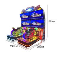 BLEE nouvelle conception équipement d'amusement simulateur de course d'arcade Machine de jeu de conduite à pièces à 2 joueurs