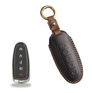 New Vintage Key <strong>case</strong> Suitable for <strong>Lincoln</strong> Aviator, Navigator, and Navigator <strong>Series</strong>, Genuine Leather Car Key Holder - Product Image 6