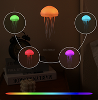 Nouvelles lampes à induction intelligentes à capteur, lampe méduse flottante rechargeable, lumière d'ambiance créative, jouets lumineux