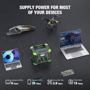 Générateur solaire portable EBL 288,6 Wh, sortie AC à onde sinusoïdale pure 330 W, pic 600 W, chargeur sans fil 5 W, SOS LED, AU - Product Image 5