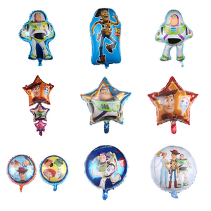 Ts nuevo diseño dibujos animados Toy Story personaje globos de papel de aluminio Buzz Light Year globos de papel de aluminio para Feliz cumpleaños - Product Image 2