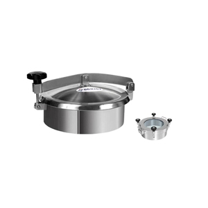 DONJOY Tapas Circulares para Pozos de Inspección de Acero Inoxidable SS304/SS316L y Plástico con Asa de Rueda de Plástico y Junta de EPDM/NBR/Silicona/FPM - Product Image 5