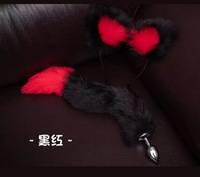 Ensemble de cosplay unique SM de haute qualité avec bandeau oreilles de chat, queue et plug anal
