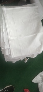 Chất Thải Cắt Vải Cotton 100% Màu Trắng - Product Image 2