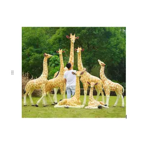 Girafa escultura home decor Girafa Escultura para venda Grande realista girafa esculturas estátua Animal 2 compradores