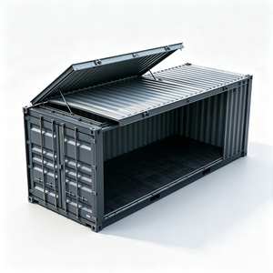 Hard Open Top <b>Container</b> with Removable Steel Roof for Oversized Cargo – HowWant - Product Image 2