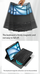 Étui pour iPad SYX, luxe, fin, en cuir PU, avec rabat magnétique, étui intelligent, antichoc, anti-rayures, avec support, pour les modèles d'iPad d'Apple - Product Image 3