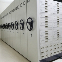 Système d'étagères mobiles en métal pour bureau à domicile moderne de type tiroir réglable à haute densité pour bibliothèque d'entrepôt de banque d'école mobile