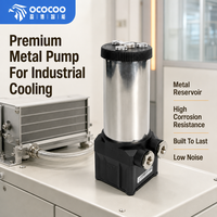Pompe à eau silencieuse PWM en acier inoxydable OC-D800 avec réservoir de refroidissement et raccord G1/4 pour applications industrielles et médicales