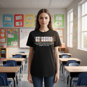 Camiseta Gt Squad para profesores de educación especial, color negro, unisex, cuello redondo, manga corta, regreso a la escuela, graduación - Product Image 3