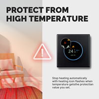 Pengontrol Suhu Wifi Tuya Thermostat MOES Harga Grosir untuk Pemanas Air, Pemanas Listrik, Boiler Gas Air