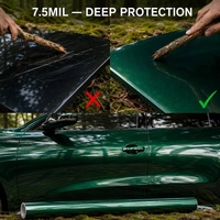 Film de protection de voiture auto-cicatrisant en TPU liquide couleur vert Cang Ling 1,52*15m 7,5 mil, effet miroir métallique liquide émeraude, films décoratifs