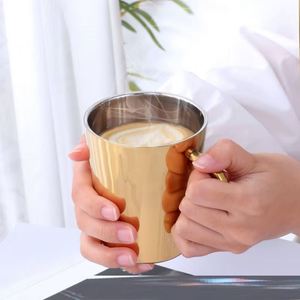 Taza de Café de Acero Inoxidable 304 con Doble Aislamiento, para Oficina, Latte, Cerveza, Leche, Agua, con Asa, Regalo de Navidad - Product Image 3