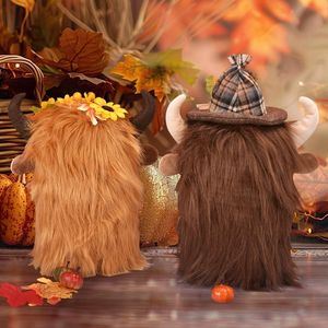 Nuevo Peluche de Yak Decorativo para Acción de Gracias, Juguete de Vaca de Montaña, Adorno para Ventana - Product Image 5