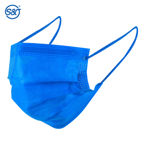 S & J-mascarilla quirúrgica desechable de 3 capas, máscara médica de buena calidad, color negro, CE EN14683 - Product Image 6