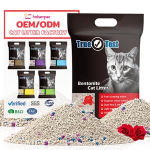 Free Samples Ball Shape Strong Clumping Bentonite <b>Cat</b> Litter Sand - Product Image 1