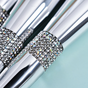 Quotidien reine et Mor-phe15 pièces Nano cheveux argent incrusté diamant poignée poudre <span class=keywords><strong>pinceaux</strong></span> de maquillage Application lisse étiquette privée - Product Image 5