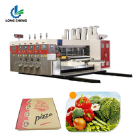 Nouvelle machine combinée d'impression numérique haute vitesse et haute définition entièrement automatique avec découpe et rainurage pour boîtes en carton