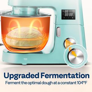 Robot culinaire multifonction 3-en-1 silencieux de 5,7 L avec mixeur, hachoir à viande et batteur sur socle pour pâte et gâteaux - Product Image 2