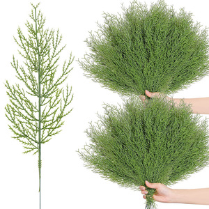 Branche de pin artificielle verte de 35 cm, haute simulation, pour décoration intérieure de Noël, fleur décorative, accessoires de photographie - Product Image 4