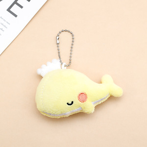 Cute Small Plush Crown Whale Peluches Keychain Soft MIni Cetacean Doll Ocean Sea Stuffed <b>Animal</b> Toy Bag Charm <b>Backpack</b> Pendant - Product Image 6