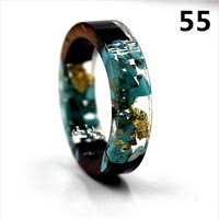 Bagues en bois en résine pour hommes et femmes, bijoux colorés, tendance, créatifs, cadeau de forêt magique, 2020, Offre Spéciale