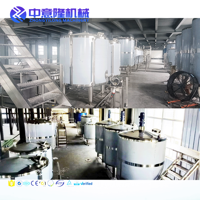 Custom High Shear Stainless Steel Liquid Mixing tank with Agitator Electric Heating Mixing Vessel Stainless Steel Jacketed Mixer