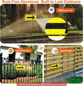 Segnali Stradali Personalizzabili in Alluminio per Uso Esterno, Cartelli <span class=keywords><strong>di</strong></span> <span class=keywords><strong>Stop</strong></span>, Segnaletica Direzionale con Pellicola Riflettente Stampata UV - Product Image 3