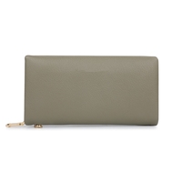 Nouveau sac à main en cuir souple multifonctionnel pour femmes, portefeuille long