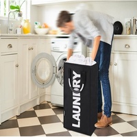 Tout nouveau panier à linge de grande capacité en tissu pliable de haute qualité avec poignée pour chambre