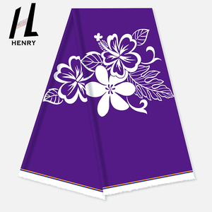 Nhà Máy Bán Buôn Polyester In Ấn Vải Tùy Chỉnh Trắng Lớn Hoa In Vải Cho Dresses - Product Image 2