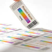 Etiquetas Personalizadas para Viales de Péptidos de 2ml, 3ml y 5ml, Impresión de Etiquetas de Vinilo PVC, Código de Barras, Soluciones de Embalaje Resistentes al Calor y al Agua YSC