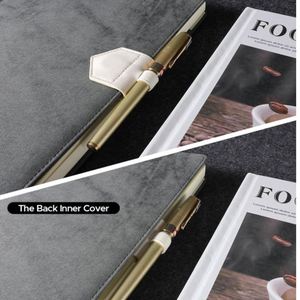 Magnetic With Pen Holder Vegan Pu Leather <b>Bookmarks</b> Gifts for Book Lovers - Product Image 4