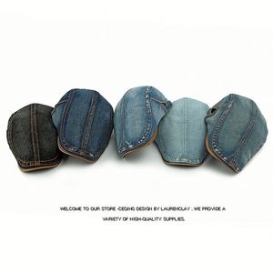 Gorras Planas <span class=keywords><strong>de</strong></span> Mezclilla Vintage, Estilo Hip Hop, Baratas, <span class=keywords><strong>de</strong></span> <span class=keywords><strong>Nueva</strong></span> <span class=keywords><strong>York</strong></span>, para Hombre y Mujer - Product Image 3