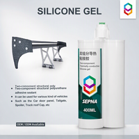 SEPNA Gel silicone haute performance bicomposant à conductivité thermique élevée 100 % pour collage, étanchéité et isolation électrique
