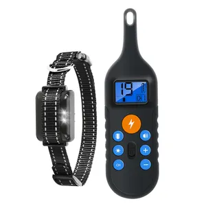 IP67 Wasserdichtes Hunde-E-Halsband 800M 1 Monat lang wiederauf ladbare Remote-Einzel knöpfe Anti-Bark-Halsband für 3 Hunde