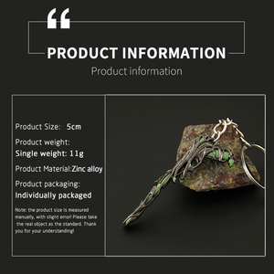 Porte-clés de haute qualité Magepunk <span class=keywords><strong>Gaia</strong></span>'s Vengeance Ghost Mini Metal Valorant Gun - Product Image 2
