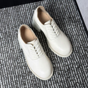 Chaussures en cuir rehaussantes de qualité supérieure en cuir de vachette pleine fleur naturel, respirantes, désodorisantes, à talons hauts, élégantes et tendance - Product Image 2