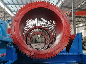 Alluviale Gold waschanlage mit hoher Rückgewinnung 250 t/h Kapazität Sand trommel sieb Trommel sieb mit Motor als Kern komponente - Product Image 4