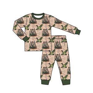 Nouvel ensemble de pyjamas à manches longues pour enfants, motif camouflage de chasse, tenues assorties pour enfants - Product Image 1