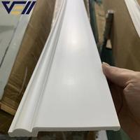 Plinthe en PS blanc pur, longueur personnalisée pour la décoration intérieure