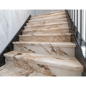 Elementos de Escalera de Mármol Modernos para Interiores, Corte de Precisión Arquitectónica, Proyecto de Construcción, Calidad de Exportación para Comercio Internacional - Product Image 1