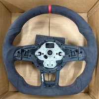 Volant R Line entièrement en alcantara pour VW, pour Volkswagen Golf 5 6 7 7.5 R MK5 MK6 MK7 GTI Polo Passat CC