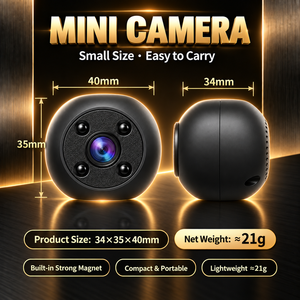 กล้องรักษาความปลอดภัย C8Mini WiFi 1MP, ดูอัลแบนด์ 2.4G&5G, การเชื่อมต่อออฟไลน์แบบฮอตสปอต 50M AP, ระบบมองเห็นกลางคืนด้วยอินฟราเรด, ระบบตรวจจับความเคลื่อนไหว - Product Image 5