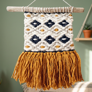 High Quality Macrame Wall Hanging From India Bohemian Design Durable and Washable for Diwali and Graduation Decor - Product Image 4